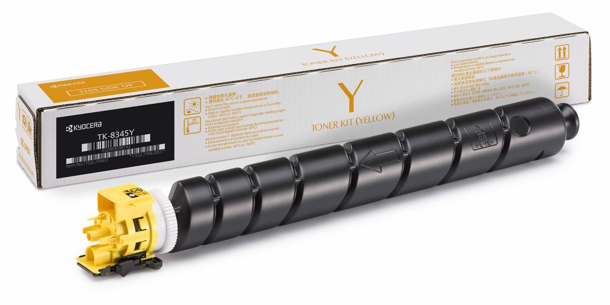 Тонер-картридж TK-8345Y для Kyocera TASKalfa 2552ci, 12К (O) жёлтый 1T02L7ANL1