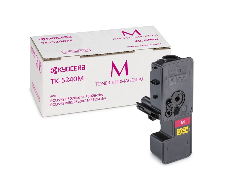 Тонер-картридж TK-5240M Kyocera Mita P5026cdn/cdw, M5526cdn/cdw, 3К (O) малиновый 1T02R7BNL0