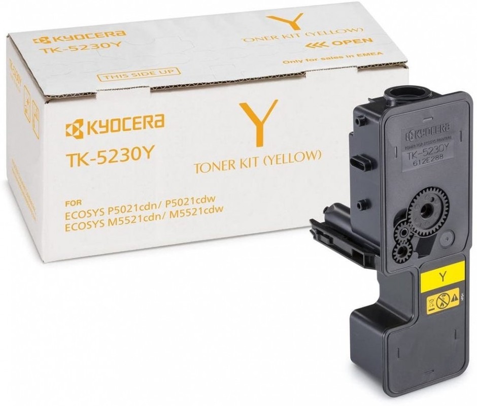 Тонер-картридж TK-5230Y Kyocera P5021/M5521 2,2К, (O), желтый