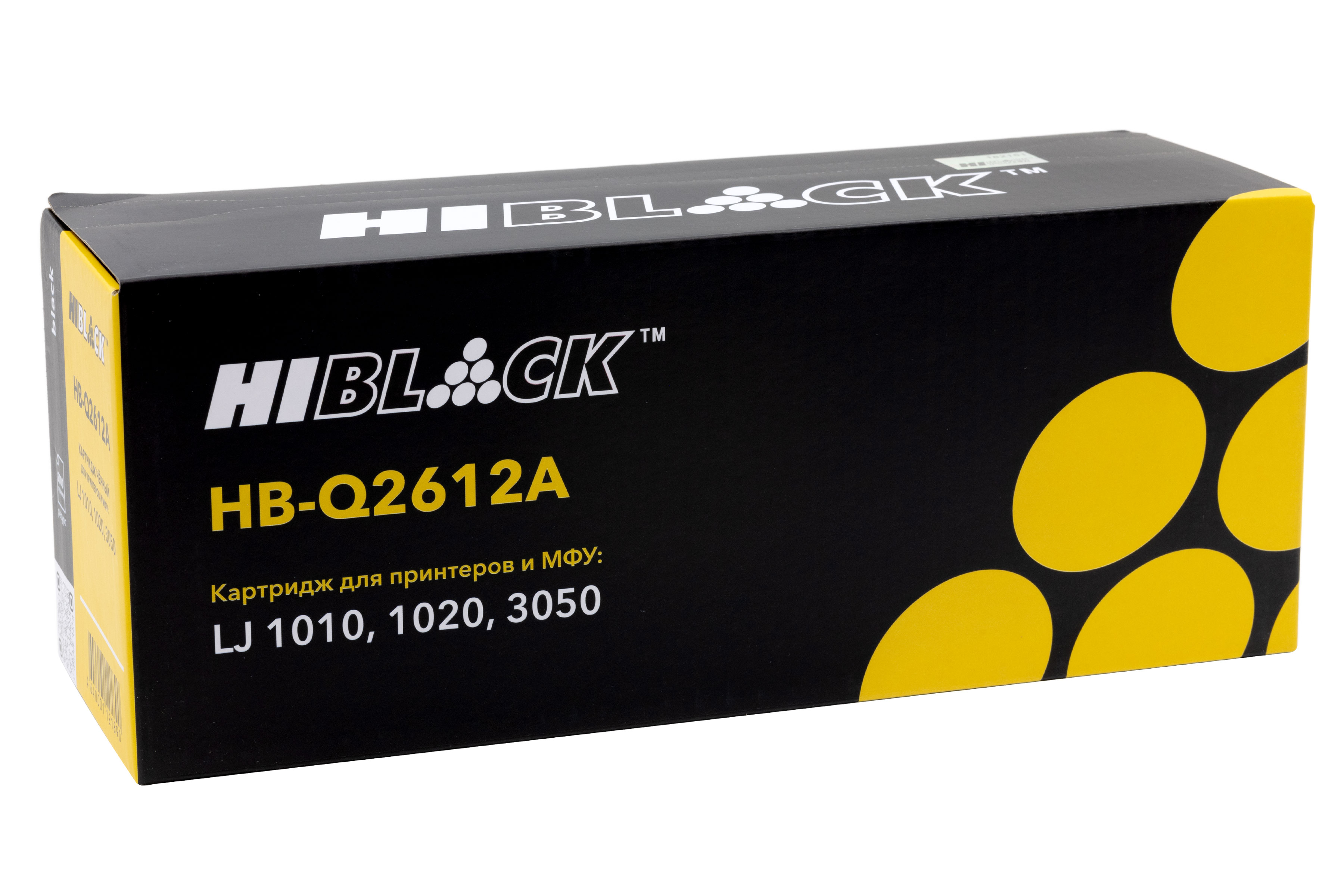Картридж Hi-Black (HB-Q2612A) для HP LJ 1010/1020/3050, 2K
