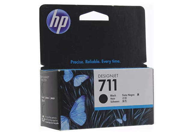 Картридж 711 для HP DJ T120/T520, 38мл (O) черный CZ129A