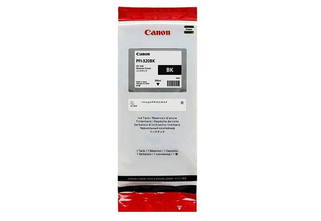 Картридж PFI-320BK Canon TM-200/205/300/305,300 мл (O) black 2890C001
