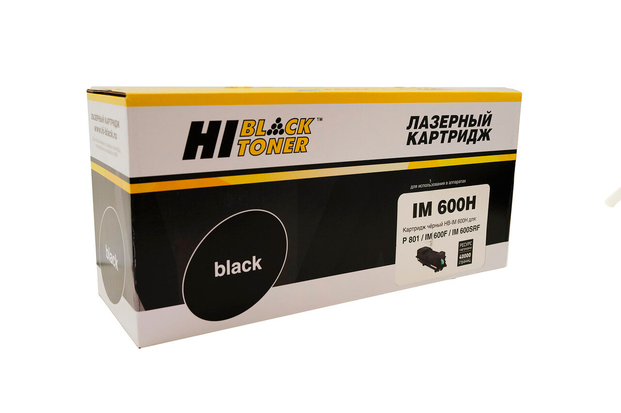 Тонер-картридж Hi-Black (HB-IM 600H) для Ricoh Aficio P 801/IM 600, 40K