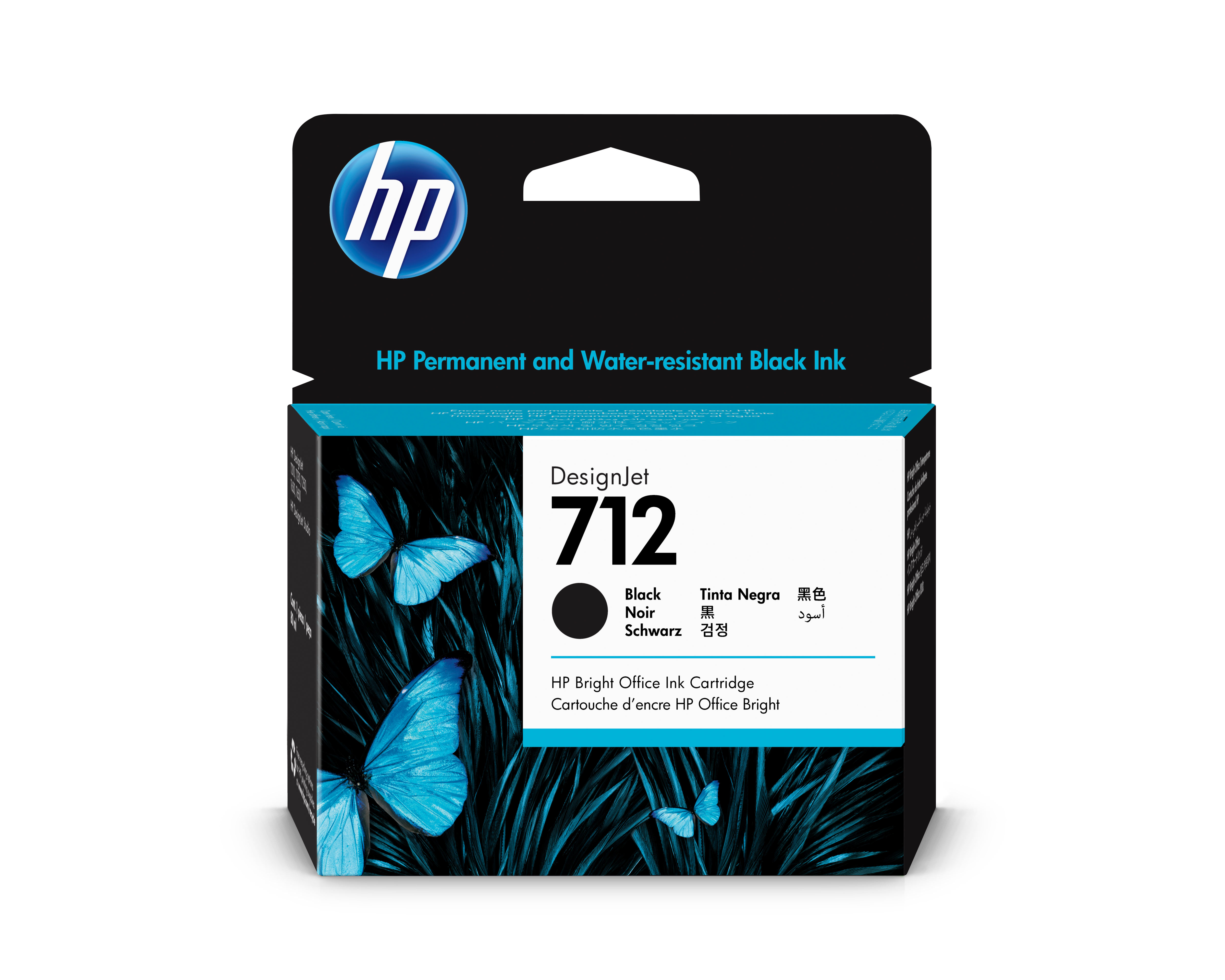 Картридж 712 для HP DJ T230/630, 80мл (O) чёрный 3ED71A