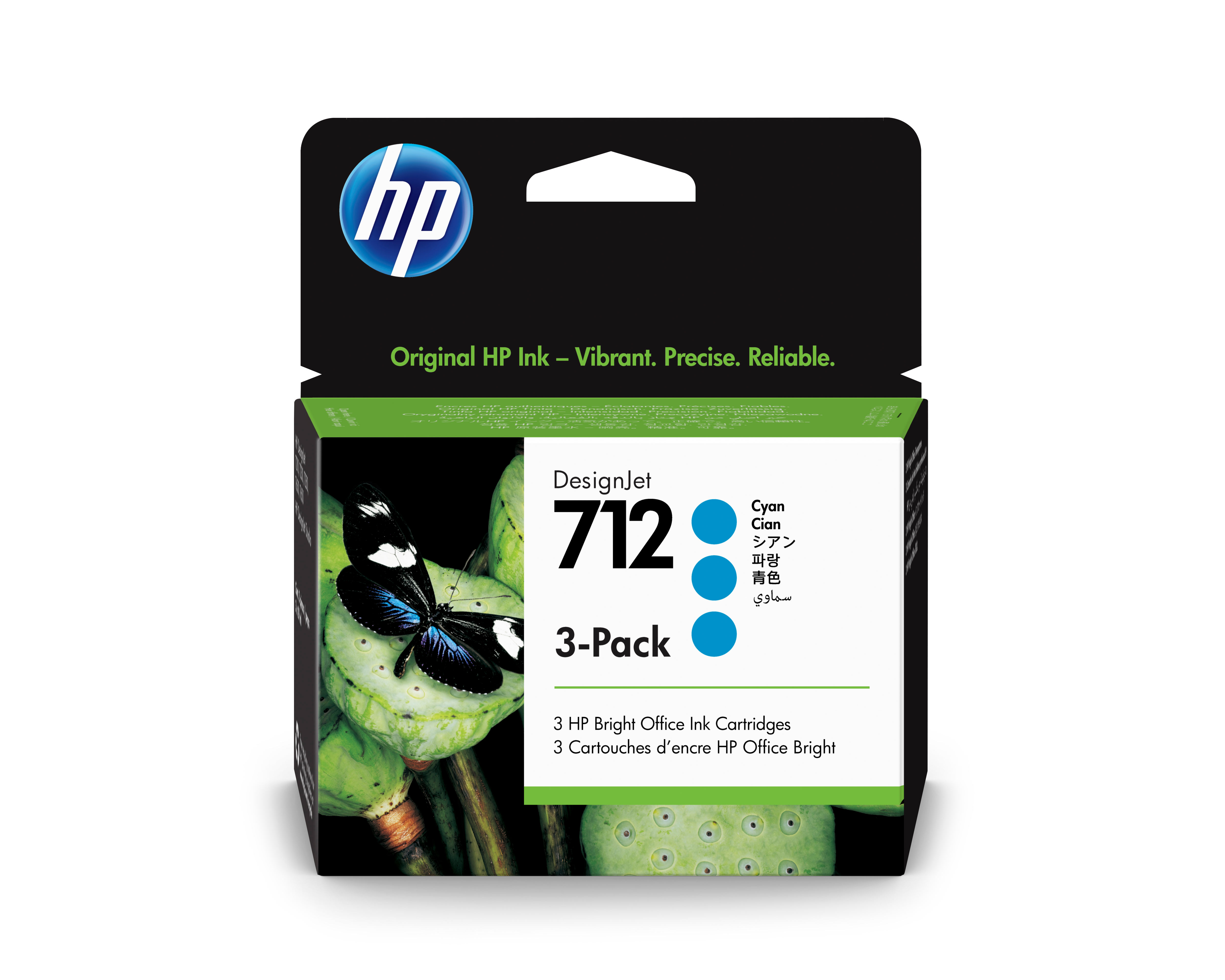Картридж 712 для HP DJ T230/630, 29млХ3шт (O) голубой 3ED77A
