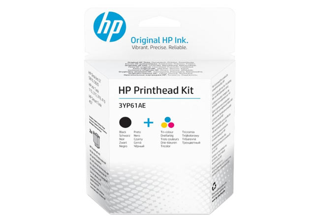 Комплект печатающих головок M0H50A+M0H51A HP GT5810/GT5820 (O) черный, трехцветный 3YP61AE