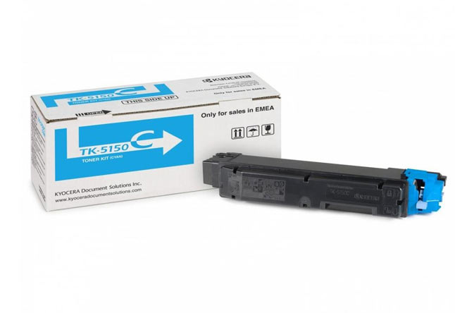Тонер-картридж TK-5150CKyocera P6035cdn/M6x35cidn, 10К (O) голубой 1T02NSCNL0