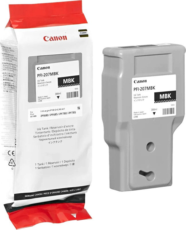 Картридж PFI-207MBK для Canon iPF680/685/780/785, 300ml (O) матовый черный 8788B001