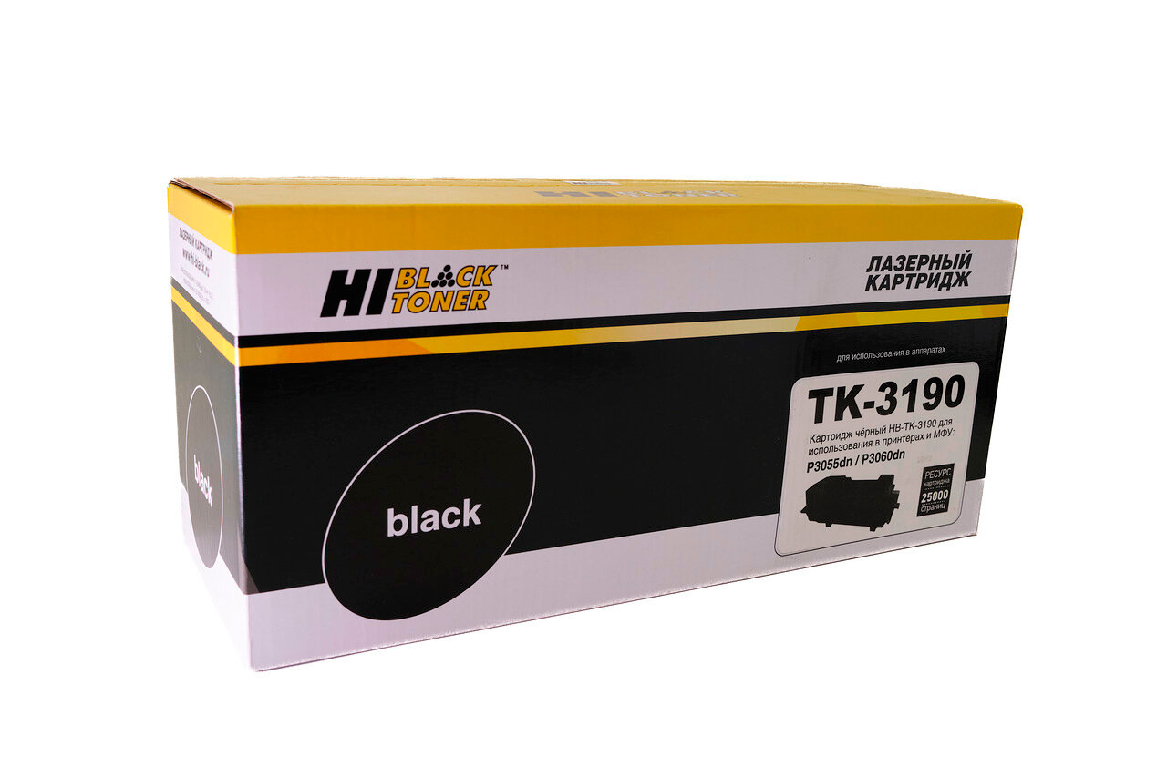 Тонер-картридж Hi-Black (HB-TK-3190) для Kyocera P3055dn/P3060dn, 25K, с чипом