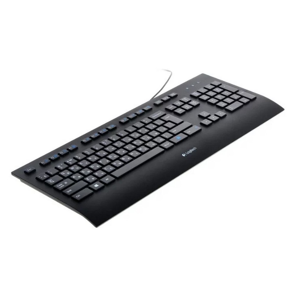 Клавиатура проводная LOGITECH K280e черный (USB, 103 клавиши, водостойкая) (920-005215)
