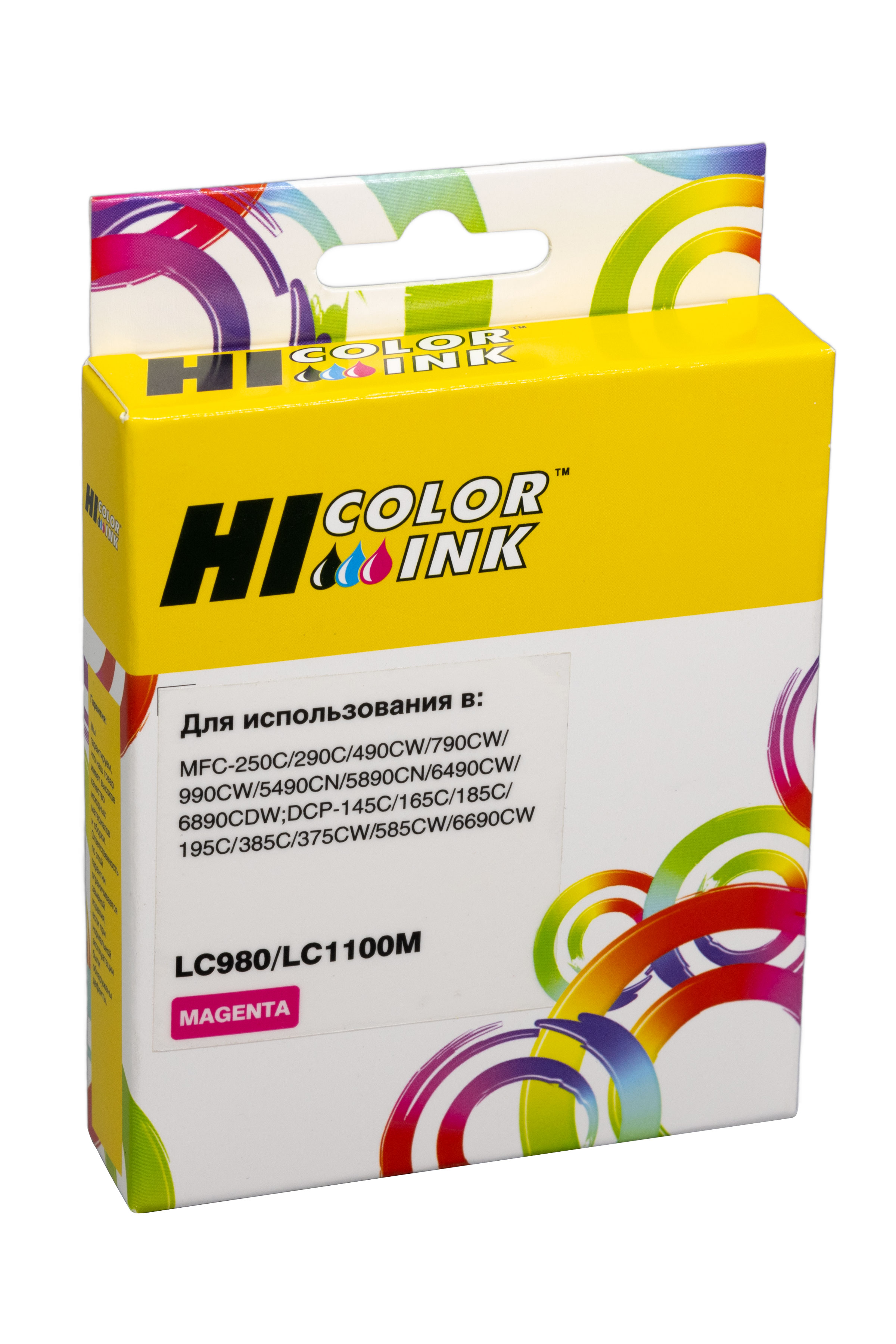 Картридж Hi-Black (HB-LC1100M/LC980M) для Brother DCP-145C/DCP-165С/195C/MFC-165C/MFC-250C, M