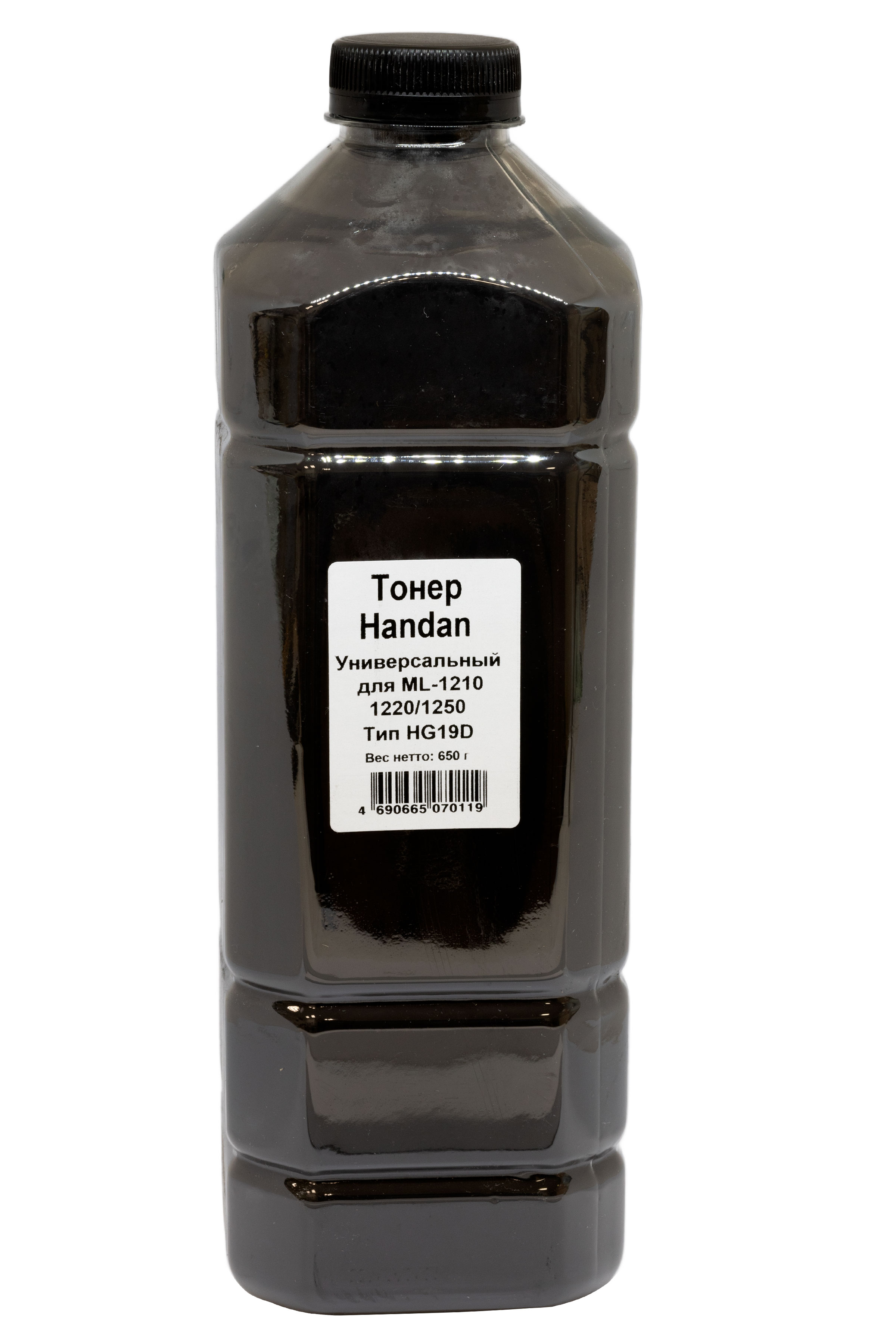Тонер HANDAN Универсальный для Samsung ML-1210/1220/1250, Тип HG19D, 650 г, канистра