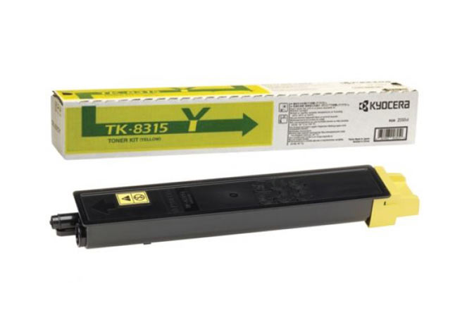 Тонер-картридж TK-8315Y Kyocera TASKalfa 2550ci, 6К (O) жёлтый 1T02MVANL0