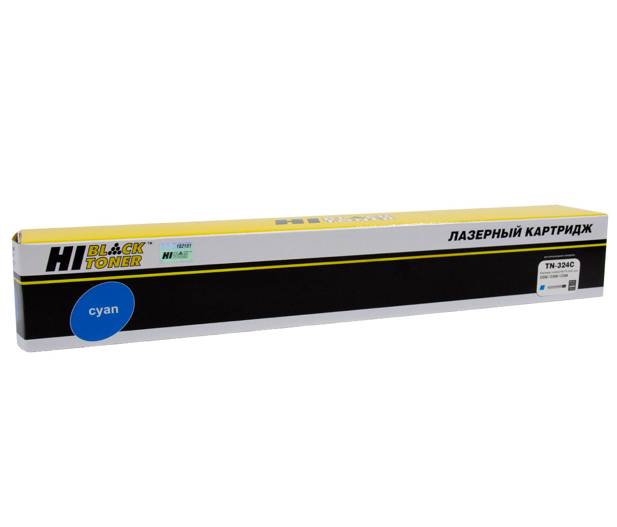 Тонер-картридж Hi-Black (HB-TN-324C) для Konica-Minolta bizhub C258/C308/C368, C, 26K