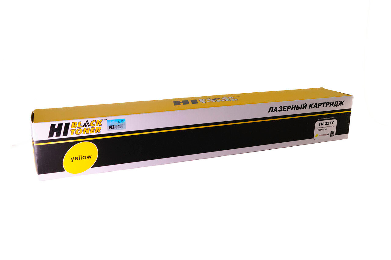 Тонер-картридж Hi-Black (HB-TN-221Y) для Konica-Minolta bizhub C227/287, Y, 21K