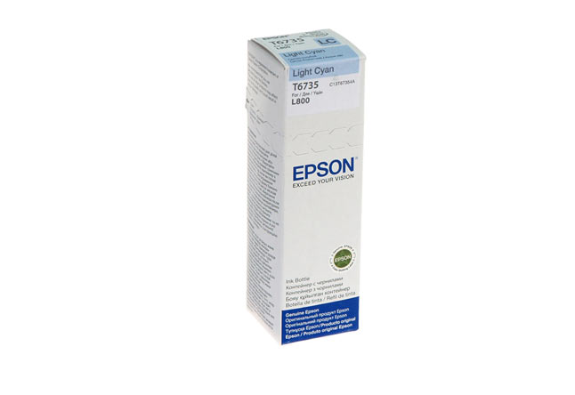 Чернила Epson L800/L1800/L810/L850 (O) C13T67354A/C13T673598, light cyan, 70ml