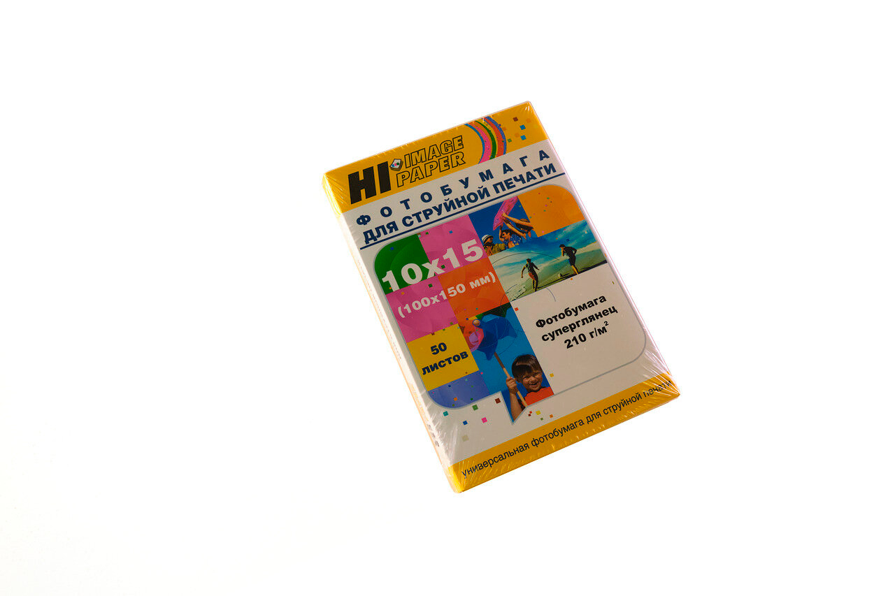 Фотобумага Hi-Image Paper суперглянцевая односторонняя, 10x15 см, 210 г/м2, 50 л. new
