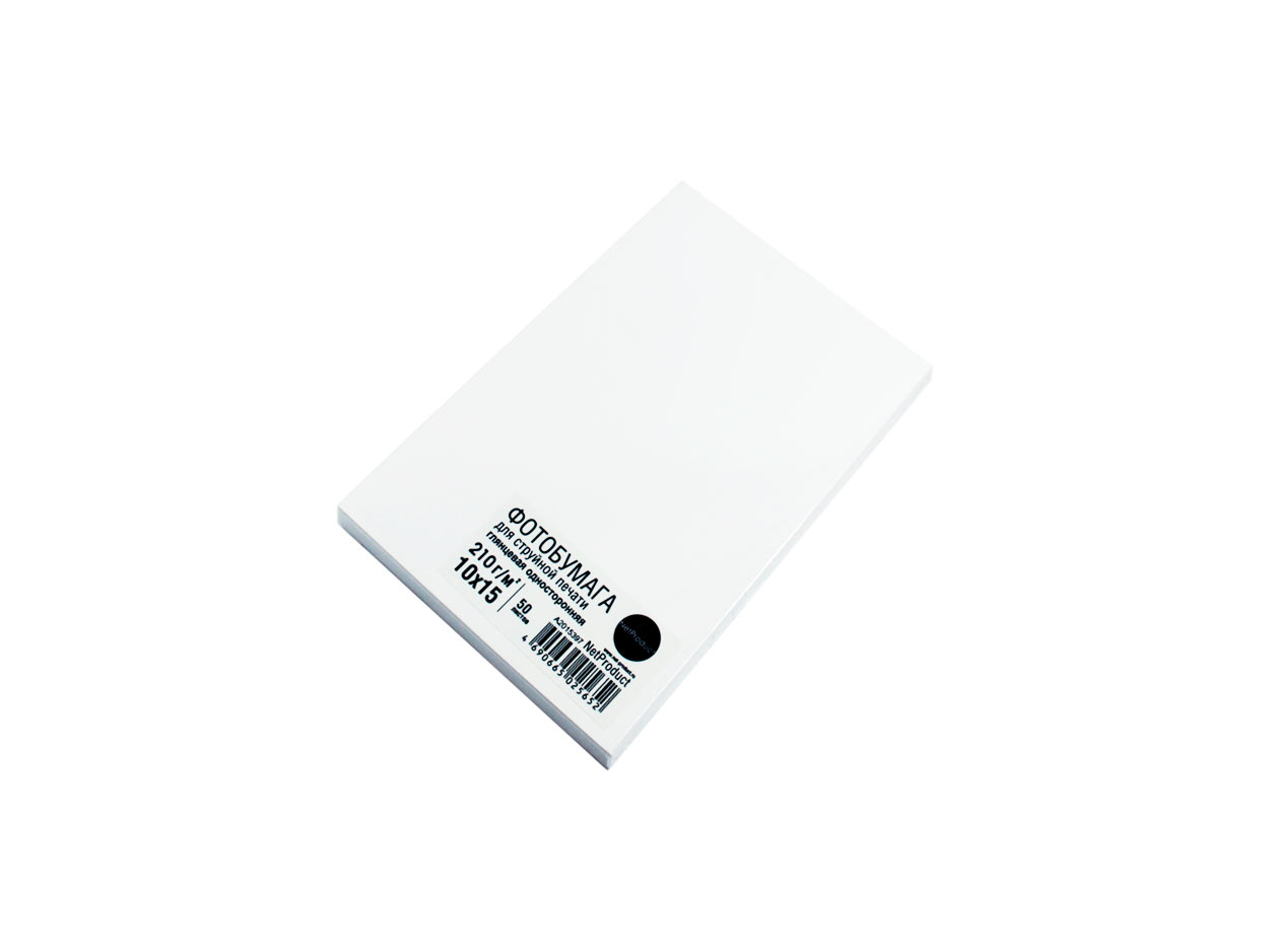 Фотобумага NetProduct глянцевая односторонняя, 10x15 см, 210 г/м2, 50 л.
