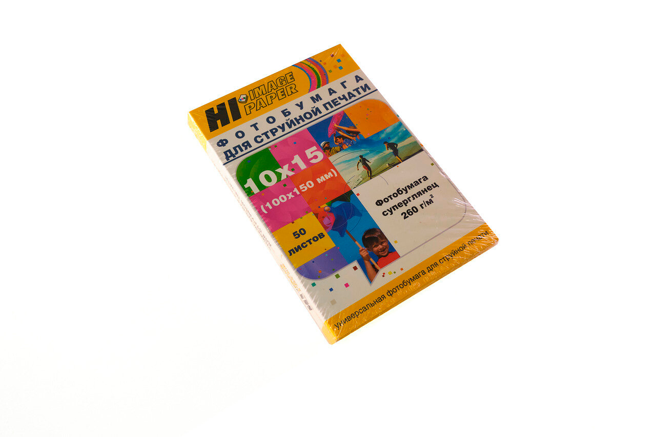 Фотобумага Hi-Image Paper суперглянцевая односторонняя, 10x15 см, 260 г/м2, 50 л.