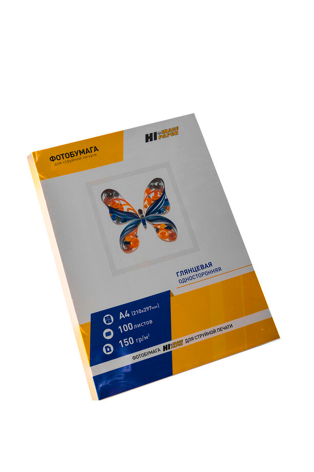 Фотобумага Hi-Image Paper глянцевая односторонняя, A4, 150 г/м2, 100 л.