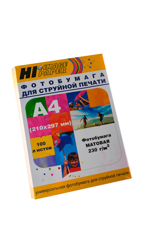 Фотобумага Hi-Image Paper матовая односторонняя, A4, 230 г/м2, 100 л.