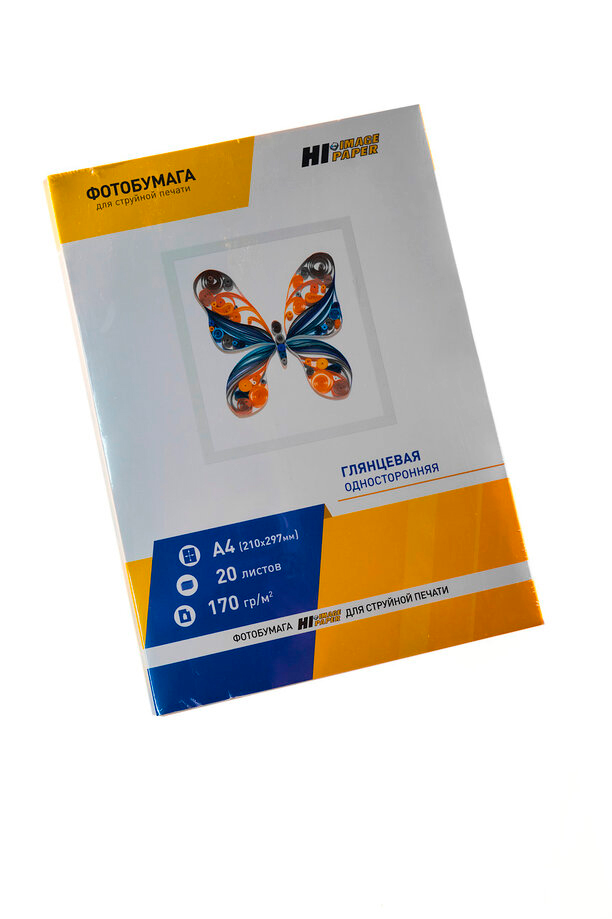 Фотобумага Hi-Image Paper глянцевая односторонняя, A4, 170 г/м2, 20 л.