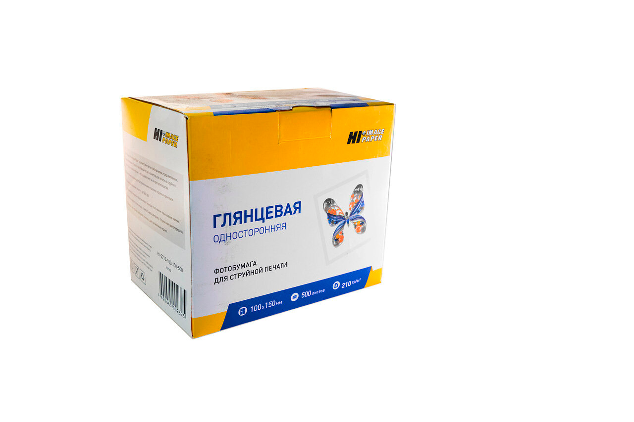Фотобумага Hi-Image Paper глянцевая односторонняя, 10x15 см, 210 г/м2, 500 л.