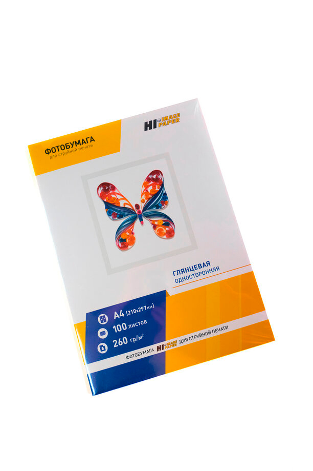 Фотобумага Hi-Image Paper глянцевая односторонняя, A4, 260 г/м2, 100 л.