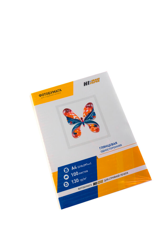 Фотобумага Hi-Image Paper глянцевая односторонняя, A4, 130 г/м2, 100 л.