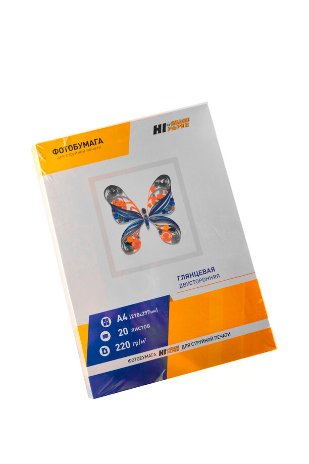 Фотобумага Hi-Image Paper глянцевая двусторонняя, A4, 220 г/м2, 20 л.
