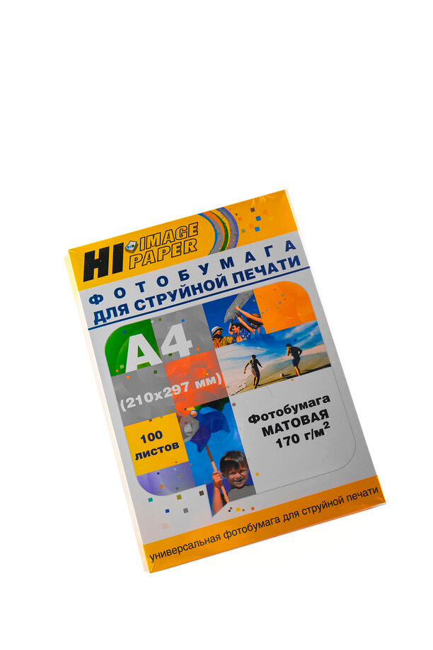 Фотобумага Hi-Image Paper матовая односторонняя, A4, 170 г/м2, 100 л.