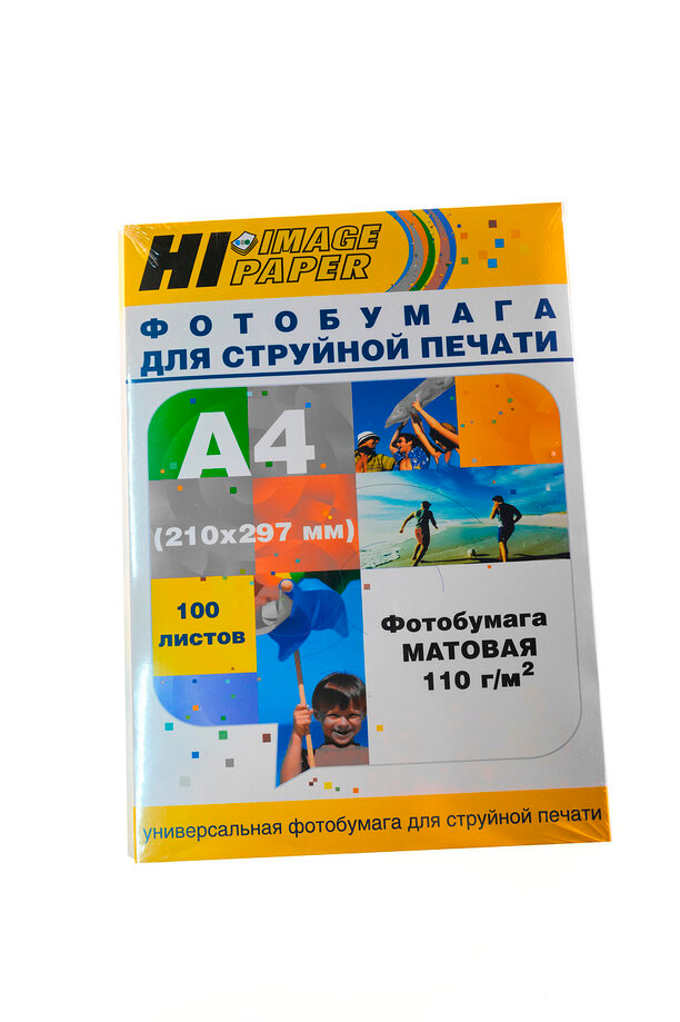Фотобумага Hi-Image Paper матовая односторонняя, A4, 110 г/м2, 100 л.