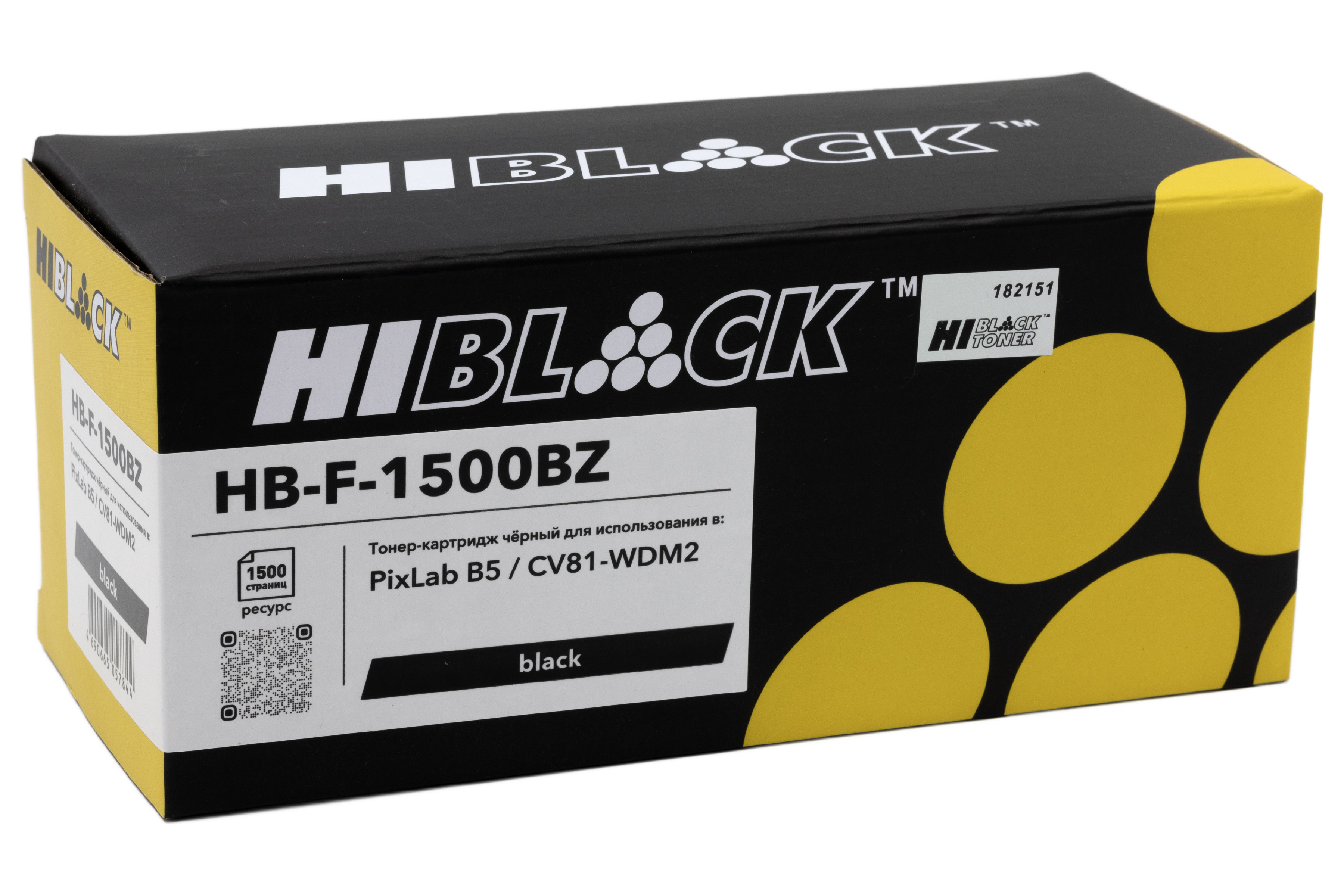 Тонер-картридж Hi-Black (HB-F-1500BZ) для Huawei PixLab X1/B5/CV81-WDM2, 1,5K