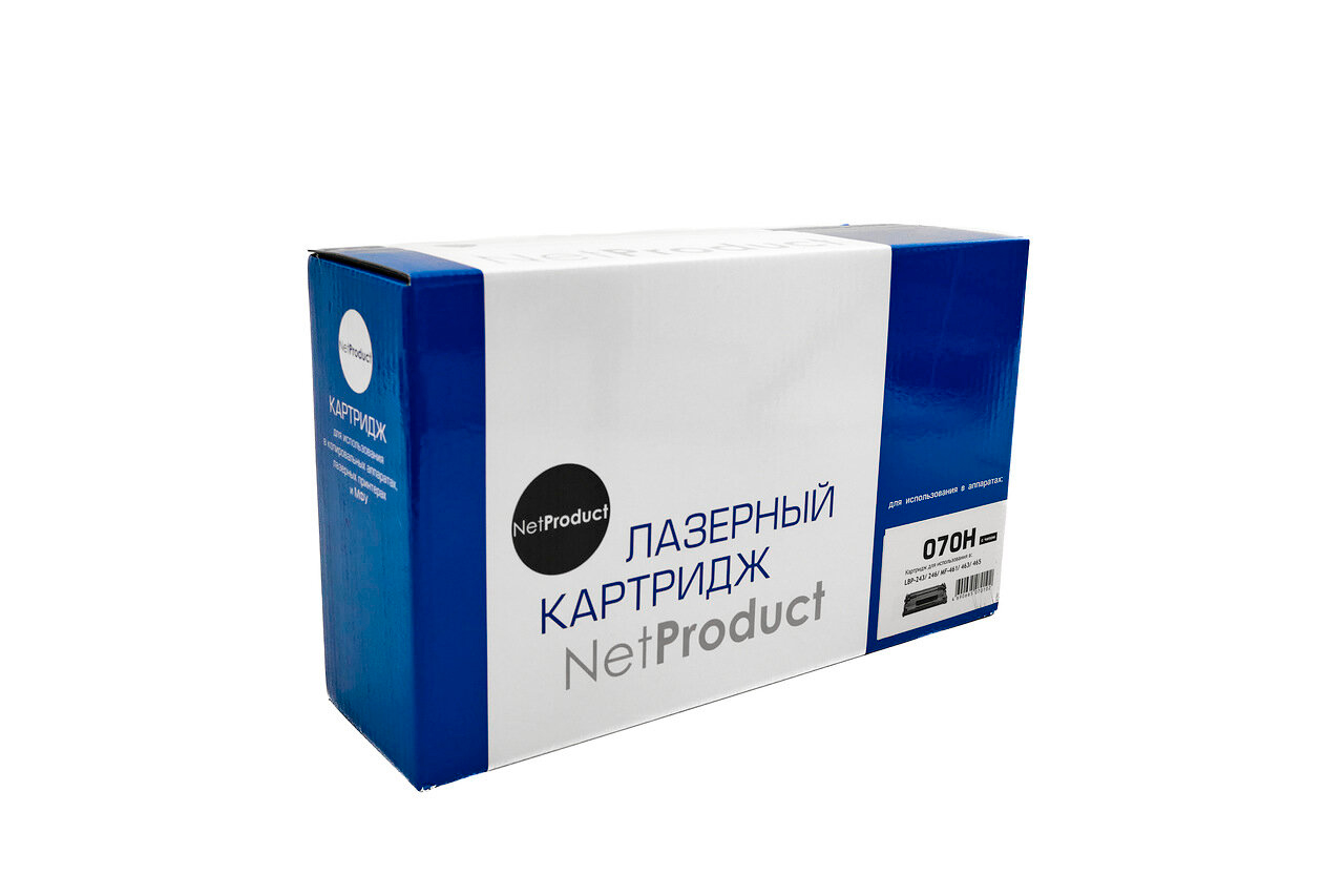 Картридж NetProduct (N-070H) для Canon LBP243/246/MF MF461/463/465, 10,2K