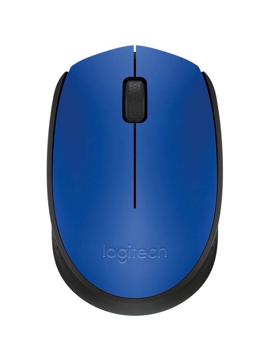Мышь беспроводная LOGITECH M171 синий (USB, 1000dpi, 3but) (910-004640)