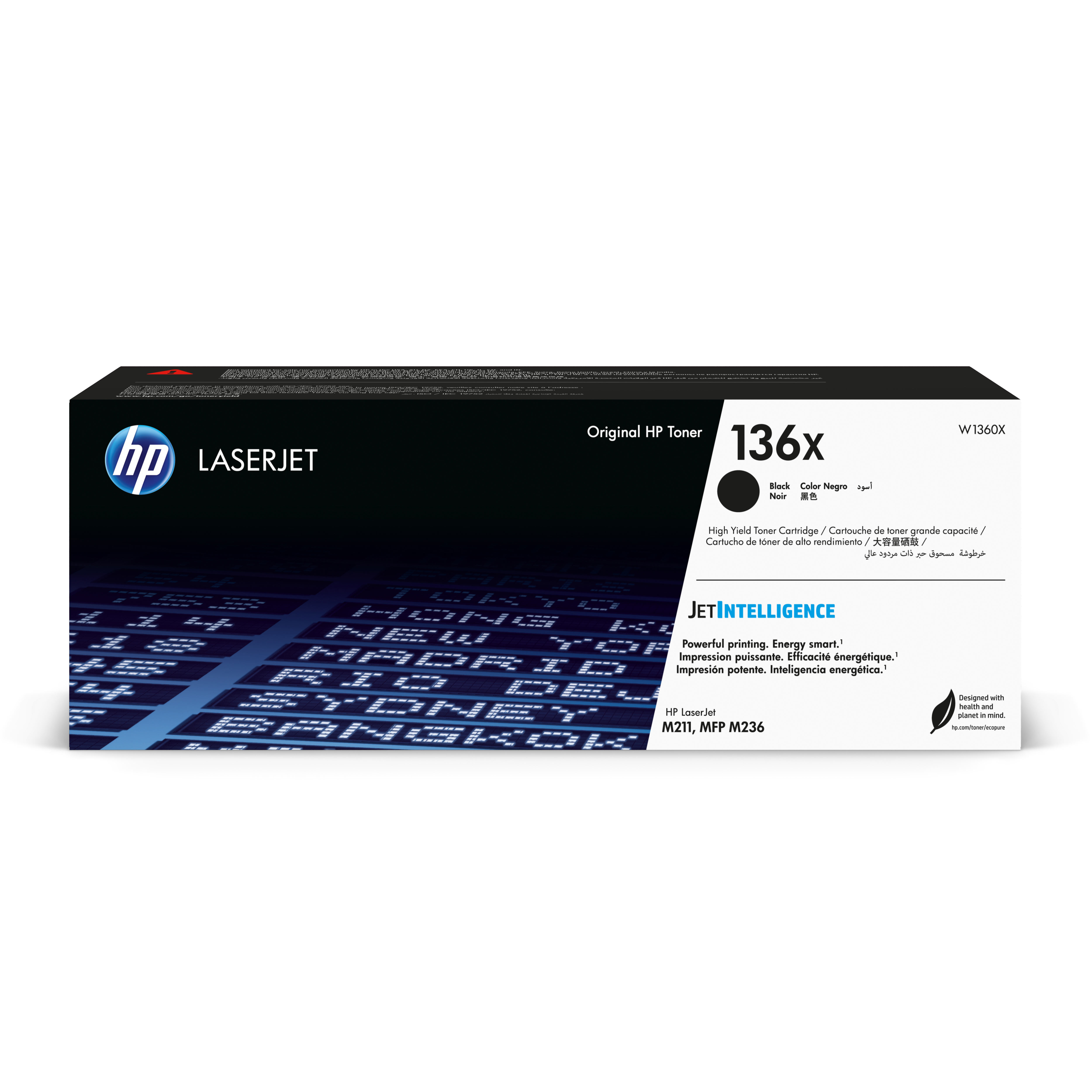 Картридж 136X для HP LJ M211d/dw/M236d/dw, 2,6К (O) W1360X черный
