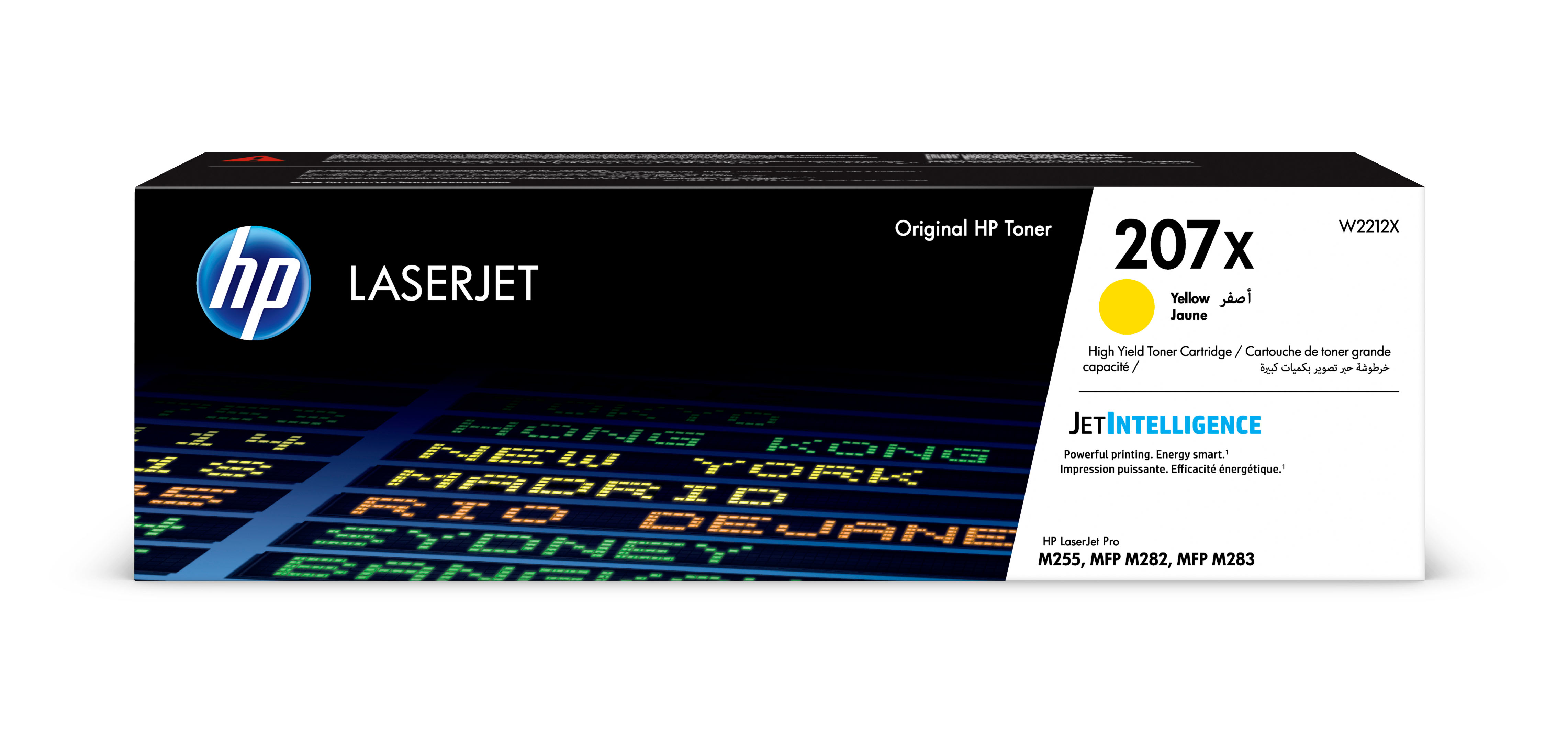 Картридж лазерный HP 207X для HP M255/MFP M282/M283, 2,45К (O) жёлтый W2212X