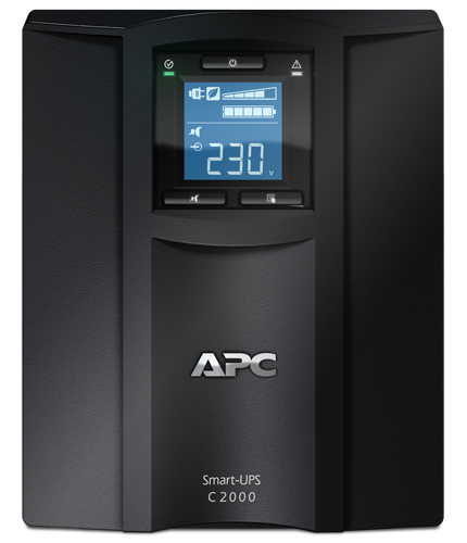 APC Smart-UPS C 2000VA/1300W, 230V, Line-Interactive, LCD, Out: 6xC13 1xC19, 1 year warranty
