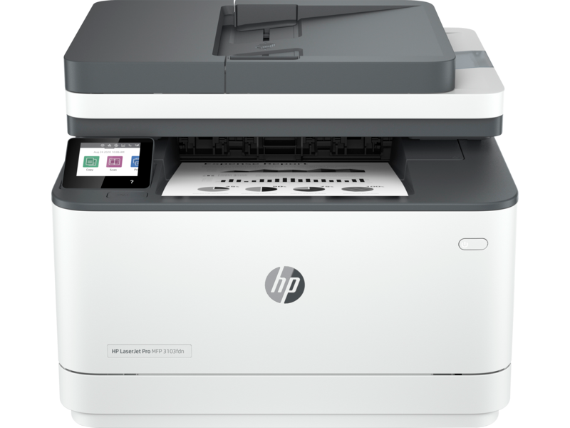 HP LaserJet Pro MFP 3103fdn (A4, p/c/s/f, 1200 dpi, 33ppm, 512 Mb, Duplex,ADF,800 MHz, tray 250, USB+Ethernet, Duty 50K, in box W1450A)