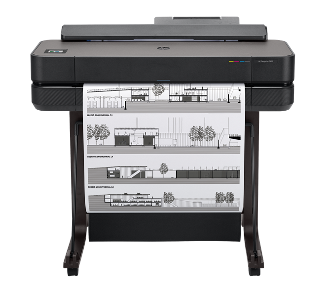 HP DesignJet T650 (24",4color,2400x1200dpi,1Gb, 26spp(A1),USB/GigEth/Wi-Fi,stand,media bin,rollfeed,sheetfeed,tray50(A3/A4), autocutter,GL/2,RTL, repl. 5ZY62A, 5HB08A (5HB08D#B19))