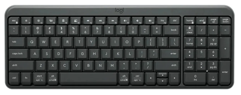 Logitech Wireless Keyboard K250, Bluetooth, Black, Rus/Eng [920-013452]
