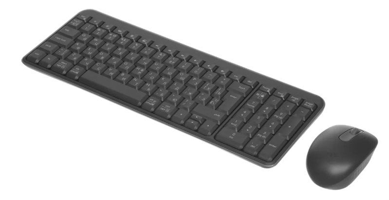 Logitech Wireless Desktop MK250 (Keybord&mouse), Bluetooth, Black, Rus/Eng, [920-013853]