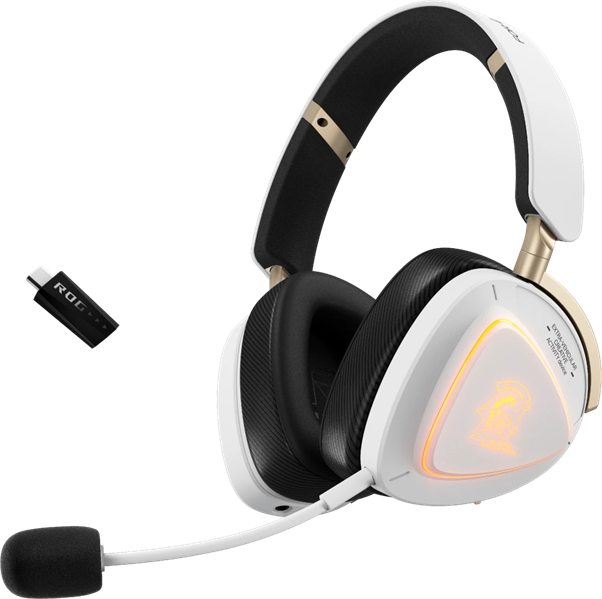 ASUS ROG DELTA II-KJP/WHT, 2.4GHz, Bluetooth, 3.5mm, 315g, 20Hz~20kHz, RGB Lighting, White