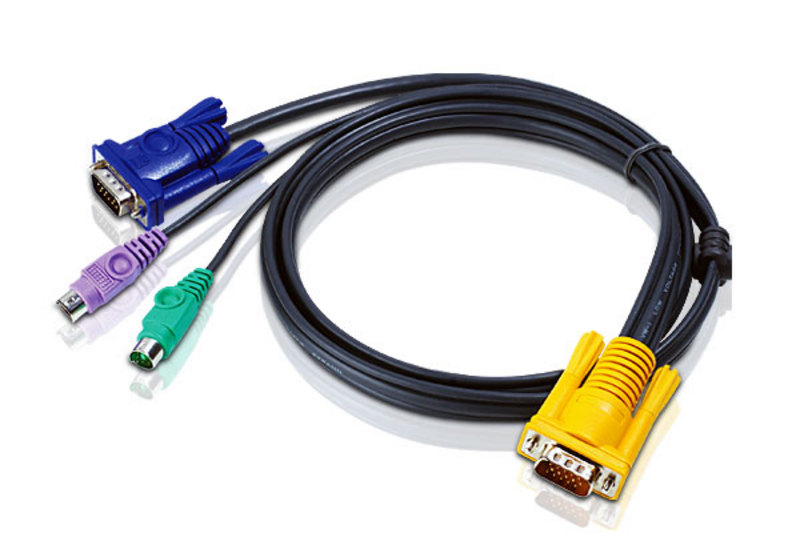 ATEN CABLE SP15M -- HD15M/MINIDIN6M; 6M