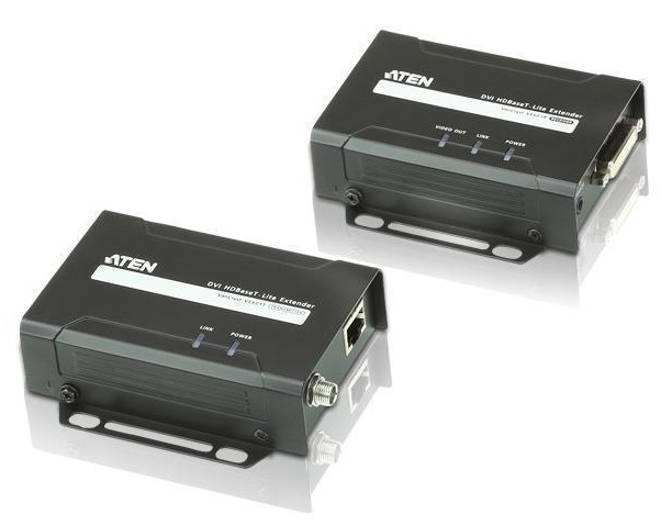 Aten ProAV-black: DVI HDBaseT-Lite Удлинитель (1080p@70 м)