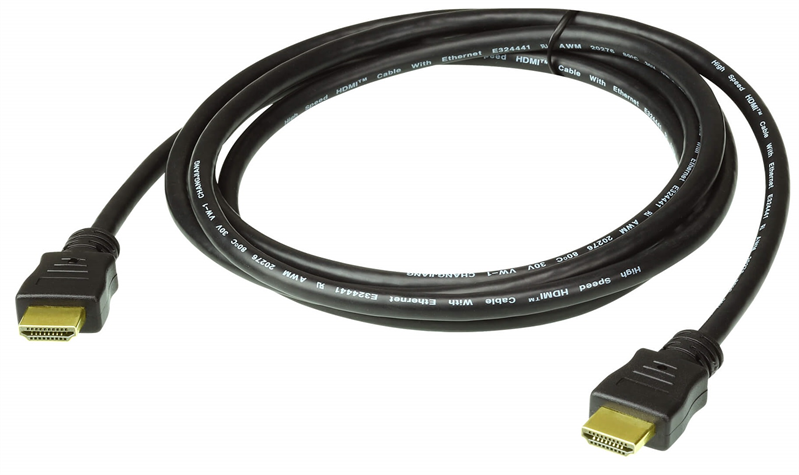 Aten ProAV black: 1 м HDMI 2.0b/Ethernet Высокоскоростной кабель