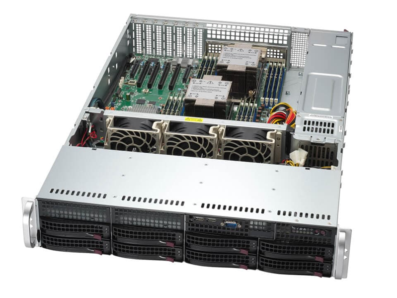 Supermicro SuperServer 2U 621P-TR / 2x4514Y/ 2x32Gb/ 1xPM893 480GB SATA/ 2x1200W/ SFT-DCMS-Single/1st config