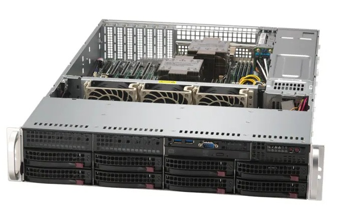 Supermicro SuperServer 2U 622B-TRT 1x6530P /1x64GB/ 1xSSD SATA 480GB/ SFT-DCMS-SINGLE