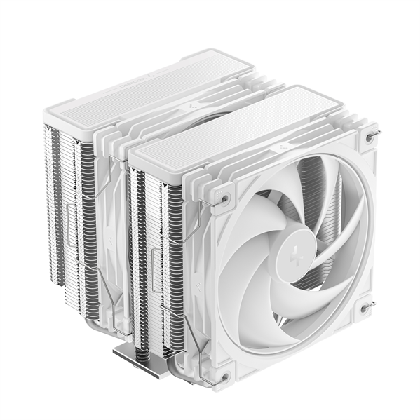 DEEPCOOL AG620 G2 WH LGA1954/1851/1700/AM5/AM4 (9шт/кор, TDP 270W, PWM, DUAL Black Fan 120mm, 6 тепл. трубок, белый) RET (R-AG620-WHNPMG2-G)