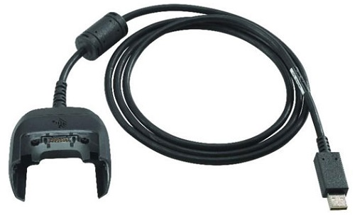 Zebra ASSY: MC33/34 USB cable provides both USB communications and charging support with a USB-A connector, the cable length is 60 inches.